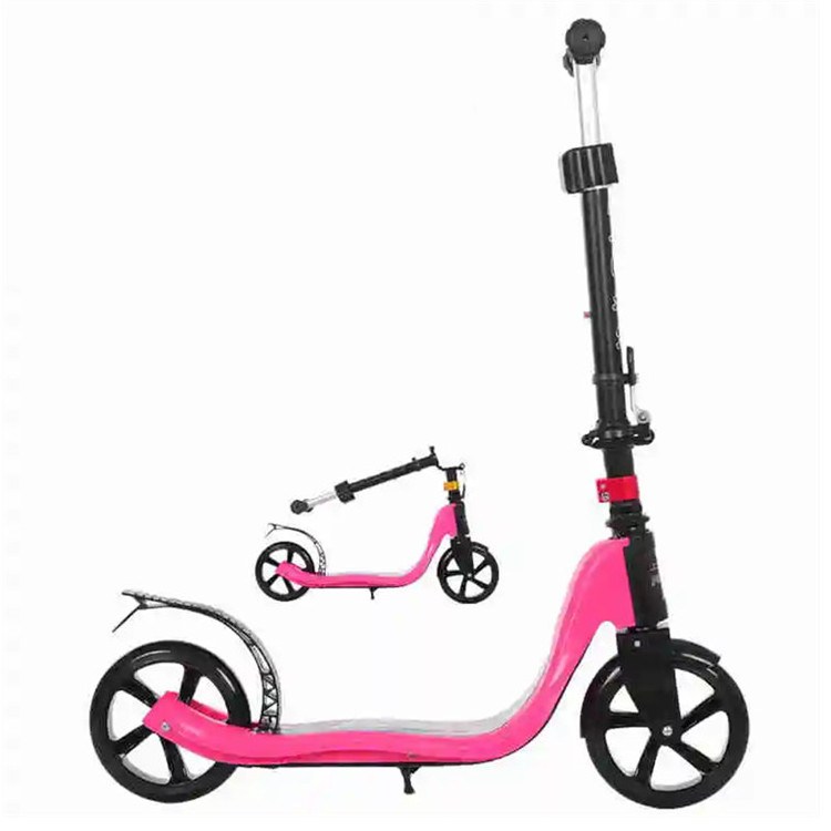 Adjustable Foldable  Aluminium big wheels Kick Scooter for Adults and Teens