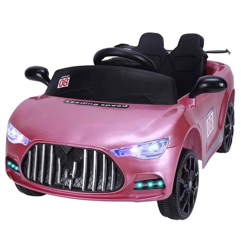 New style cheap price painting pink color children electric car with one big seat ride on car