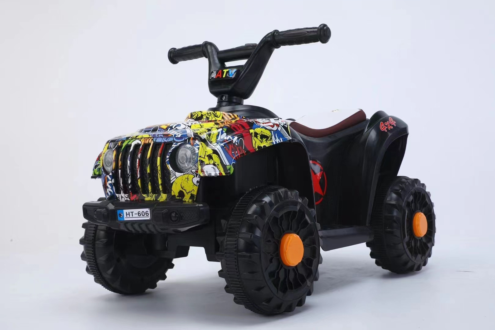 Kids Ride-On Electric ATV 4-Wheeler Car Toy  Max Speed Tires girls and boys four wheels