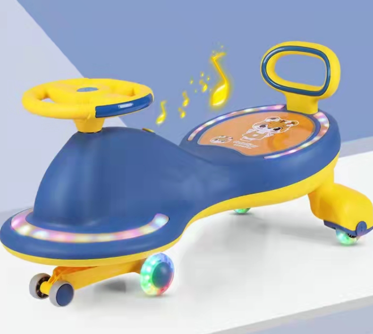 2022 Most popular children baby kids twist car swing car wiggle car with light for 2 years old