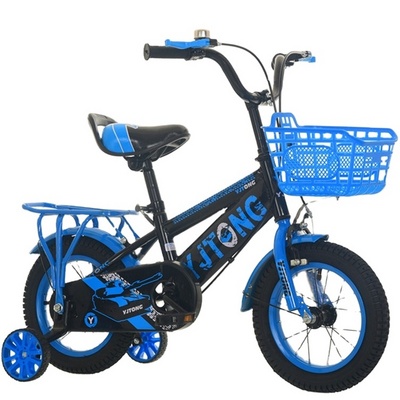 Children's Bicycle For Baby Girls Boys With Basket Training Wheels Ride On Bike For Kids 5-8 Years Old