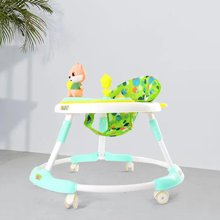 new model adjustable baby learning round walker happy 3 in1 sample baby walker cycling with music