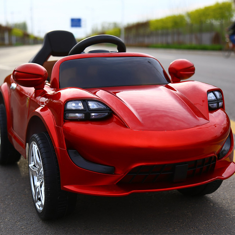 Car For Kids Electro Control Parental Remote RC R/C Battery Power Cars Painted Red Toys For Children