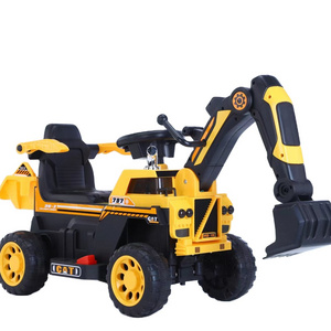 Kids Pedal  Excavator Tractor Ride On Toy Car With Bucket Removable Digger for children boys