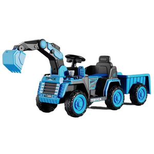 New model plastic toys children big size battery truck kids remote control ride on truck