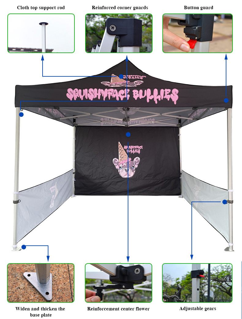 Aluminum pop-up water proof uv protected trade show tent Trade show exhibition large event canopy