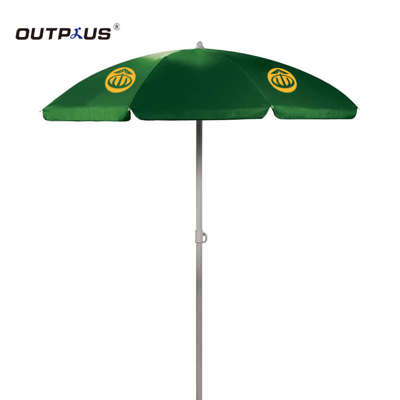 Wholesale 2.4m Beach Umbrella UV Canvas Beach Umbrella Aesthetic Beach Beds And Umbrella Aluminium