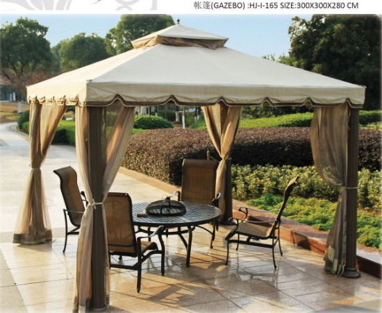 Manufacture Custom Garden Outdoor Tent Gazebos Aluminum Rome Gazebo Tent With Side Curtain