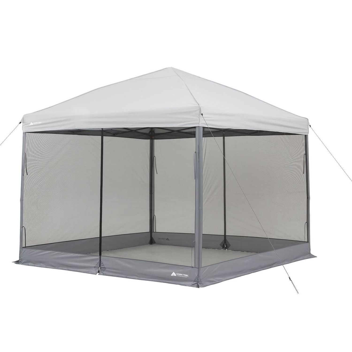 3X3m Folding Tent Event Tent Steel Frame Outdoor Canopy Tent with Sidewall Mosquito Net Sidewall