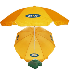 Hot Sale Outdoor Portable Fold Yellow Custom Design Large Parasol Patio Pool Sun Umbrella For The Beach