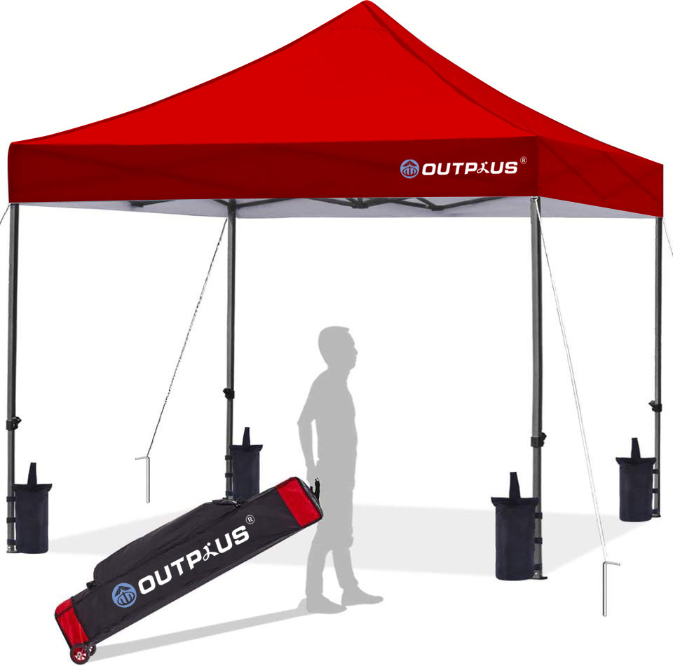 10 X 10 Ft Outdoor Pop-up Canopy Gazebo With Side Wall 10x10 20x20