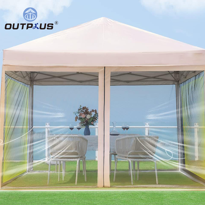 Outdoor Garden Gazebo Canopy 3x3m Portable Foldable Gazebo Tents Gazebos With Netting