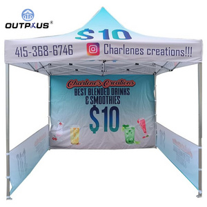 Advertising Logo Outdoor Aluminum 10 X 10 Trade Show Tent Exhibition Event Marquee Gazebos Canopy Pop Up Custom Printed Tents