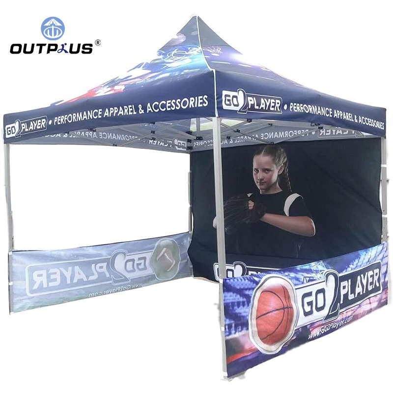 Advertising Logo Outdoor Aluminum 10 X 10 Trade Show Tent Exhibition Event Marquee Gazebos Canopy Pop Up Custom Printed Tents