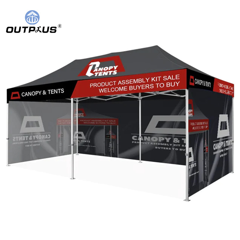 Outdoor Gazebo 10x10 10x20ft Folding Waterproof Exhibition Tents Pop Up Canopy Gazebo Folding Tent Movable For Trade Show