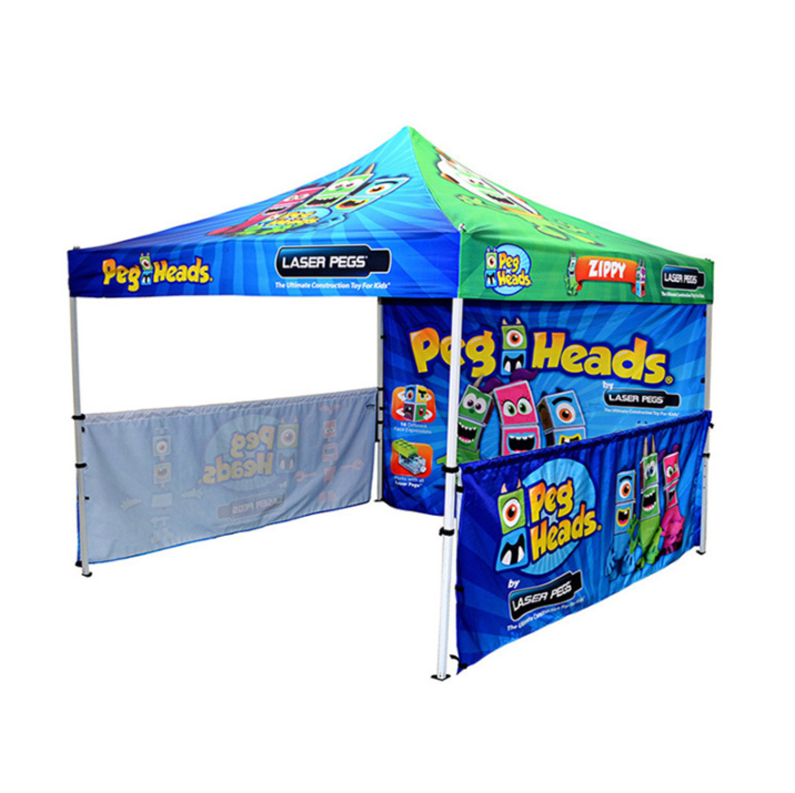 3x3 10x10 commercial gazebo advertising folding trade show tent sublimation custom logo aluminium Exhibition tents