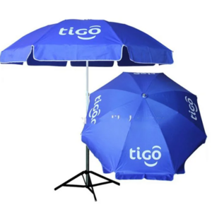 Custom Logo Printed Portable Garden Beach Cheap Marketing Umbrella Outdoor Advertising Manual Control Metal Frame Sun Umbrella