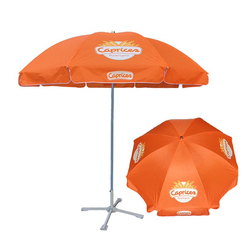 Wholesale Cheap Beach Umbrella Big Garden Umbrella Custom Sublimation printed Anti-UV  promotional Advertising Umbrella