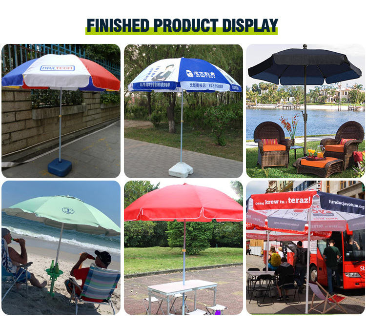 Hot Sale Custom Printed Logo Sunshade Umbrella UV Protection Summer Parasol Umbrellas For Event