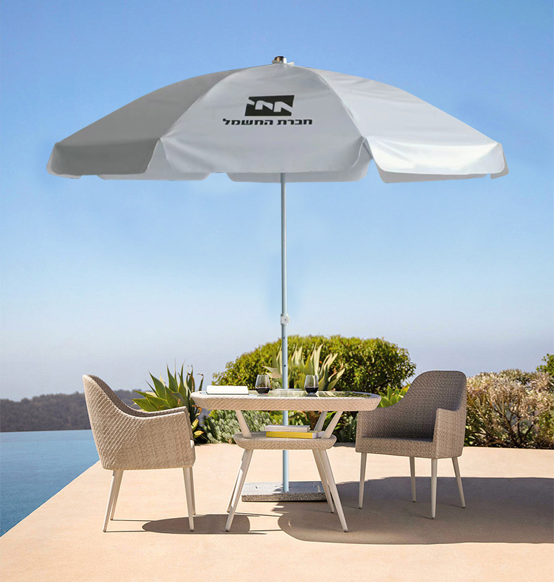 Wholesale Customized  anti-UV foldable sun  advertising outdoor Adjustable  Folding Sunshade Beach Umbrella