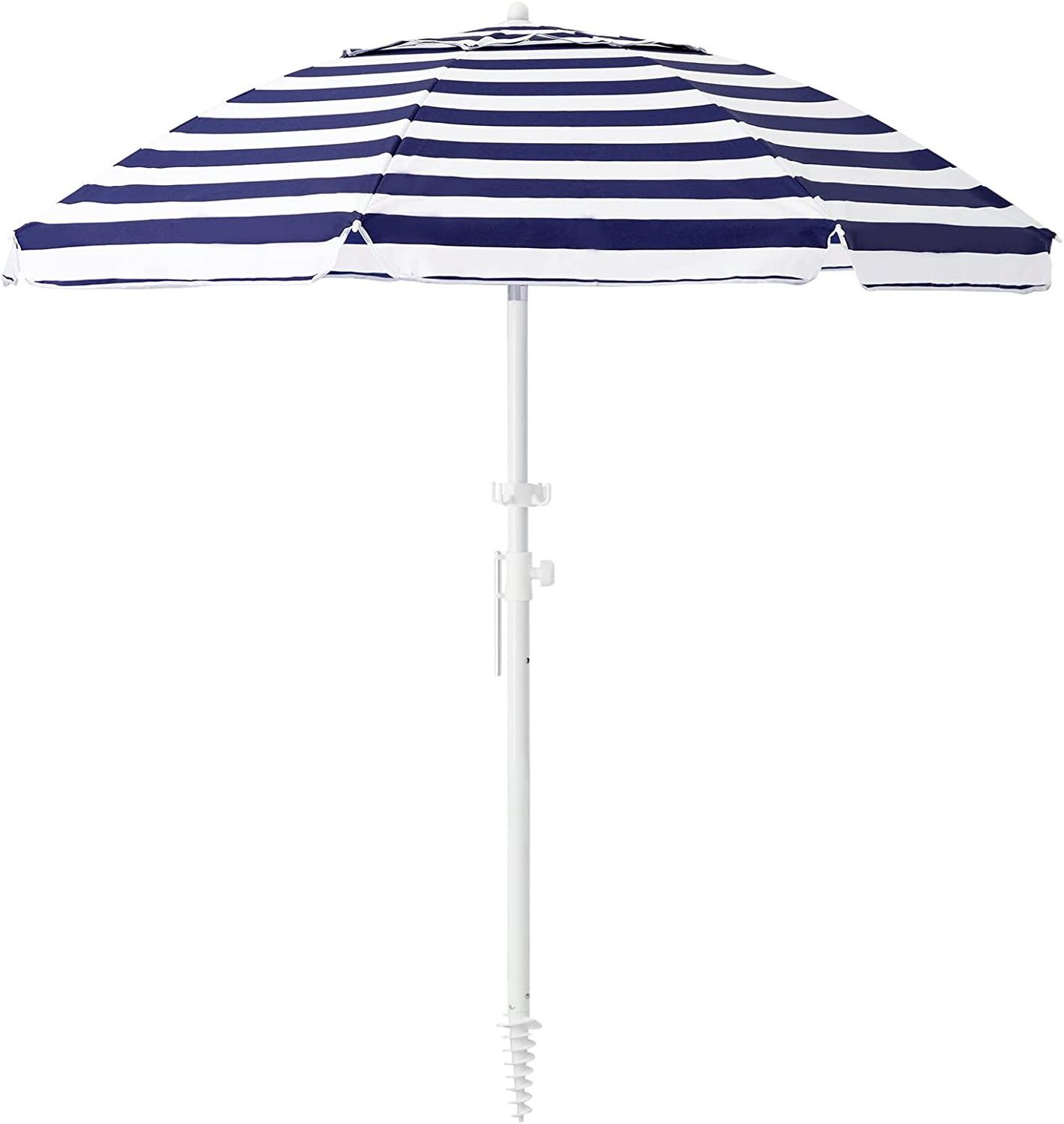 Custom Logo Printing Sun Outdoor Advertising Garden Market Umbrella  sale  7.5ft beach umbrella commercial grade