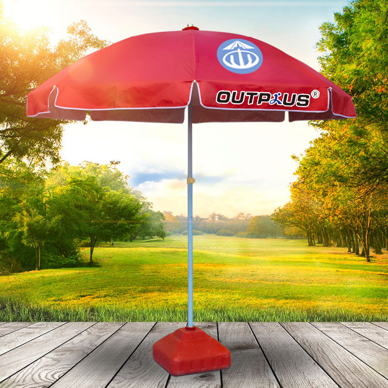 custom logo printed branded advertising cafe umbrella outdoor market parasol beach umbrellas sun umbrella