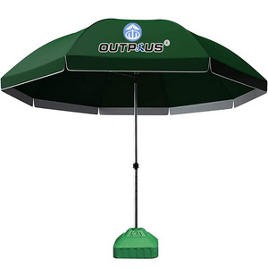 Wholesale 48 Inch Retro Beach Umbrella 7 Feet Custom Knitted Each Sun Umbrella Branded Beach Umbrellas