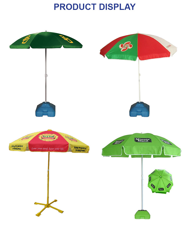 6ft Beach Umbrella 5x5 Cafe Beach Professional Beach Umbrella Hammered Colorful Umbrella Pop