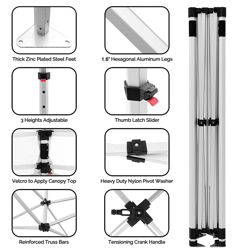 Aluminum pop-up water proof uv protected trade show tent Trade show exhibition large event canopy