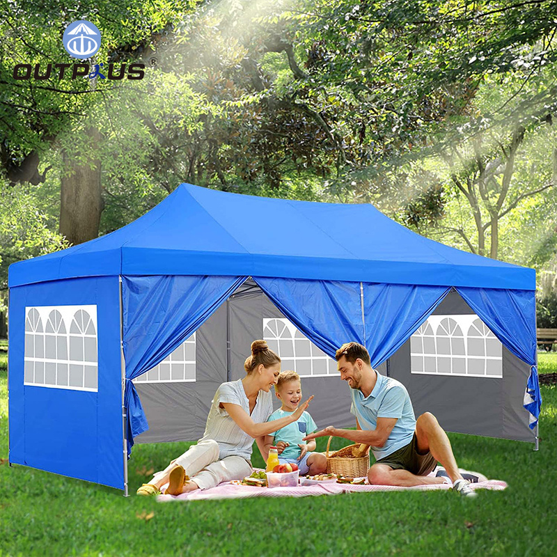 Pop Up Steel Marquee Gazebo Outdoor Folding Custom Easy Up Event Canopy Trade Show Tent with sidewalls