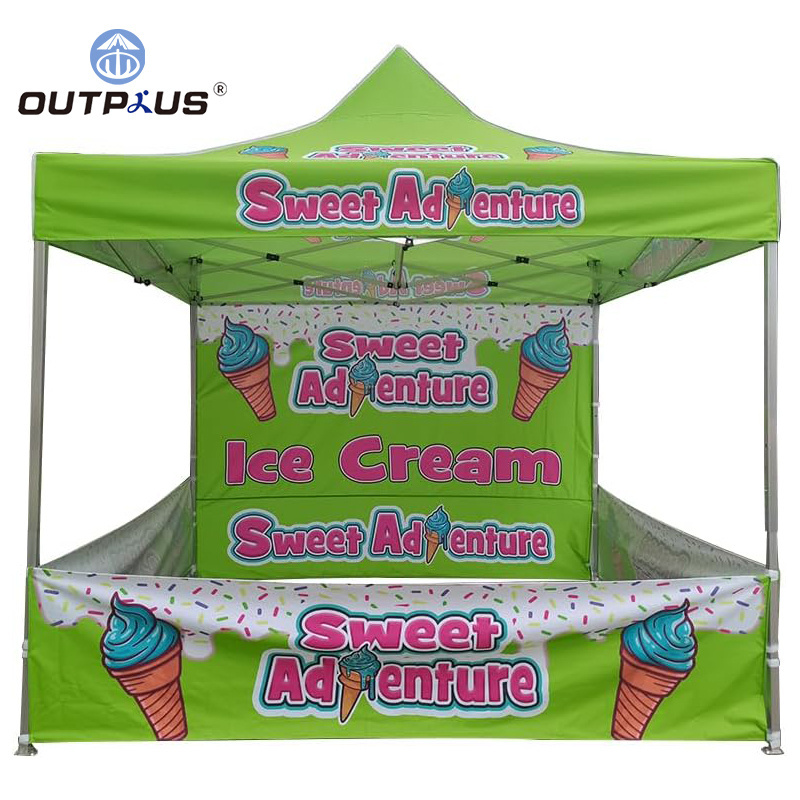 Custom Folding Printed Portable Pop Up Tent Canopy Outdoor 10x10 Pop Up Folding Party Canopy Ten