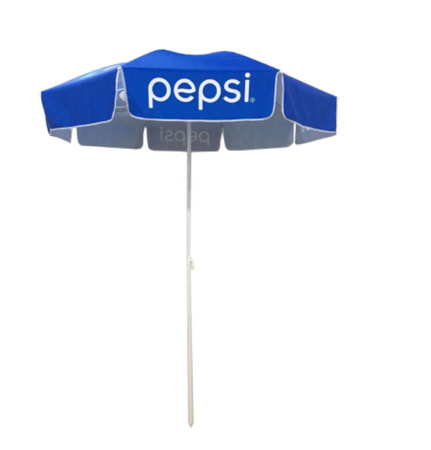 Wholesale Popular Promotions Cheap Advertising Outdoor Garden Beach Umbrellas with Customized Logo