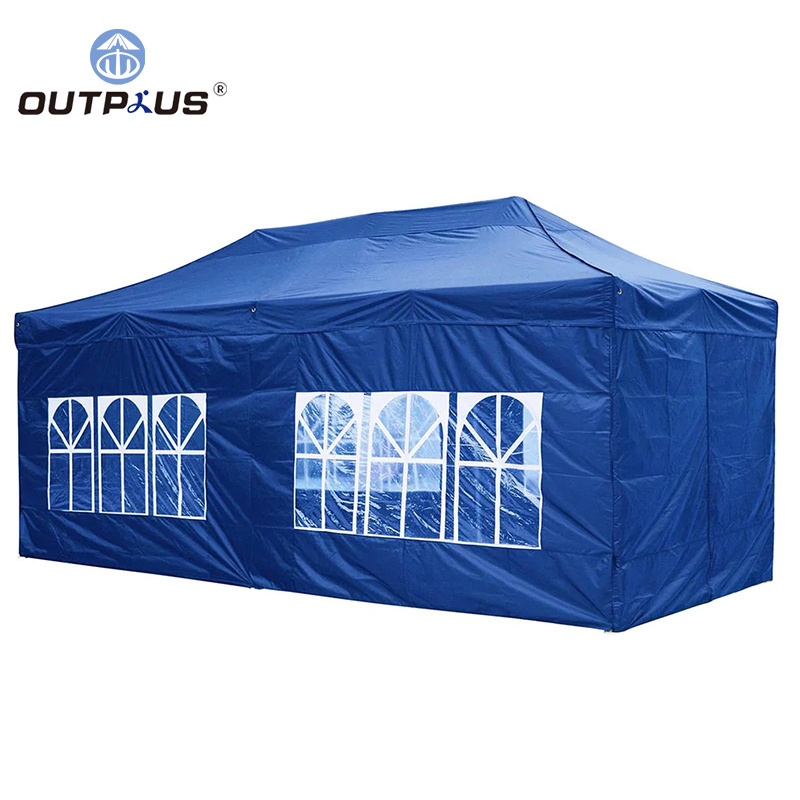 Pop Up Steel Marquee Gazebo Outdoor Folding Custom Easy Up Event Canopy Trade Show Tent with sidewalls