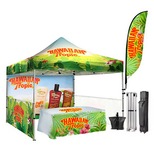 Advertising  Custom Print Aluminium  Marquee Gazebo 20x20 event trade show  stretch tents for events with sides