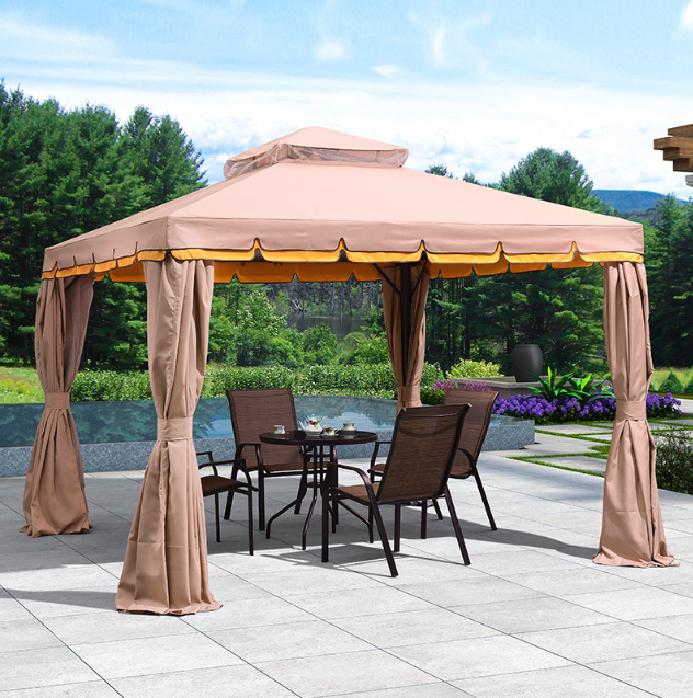 Outdoor Leisure Elegant Aluminum Garden Gazebo Roma Gazebo