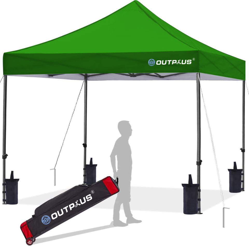 10x10' Fold Easy Pop Up Outdoor Trade Show Tent,Portable Gazebo Tents Instant Shelter Canopy Tent For Events Wedding Party