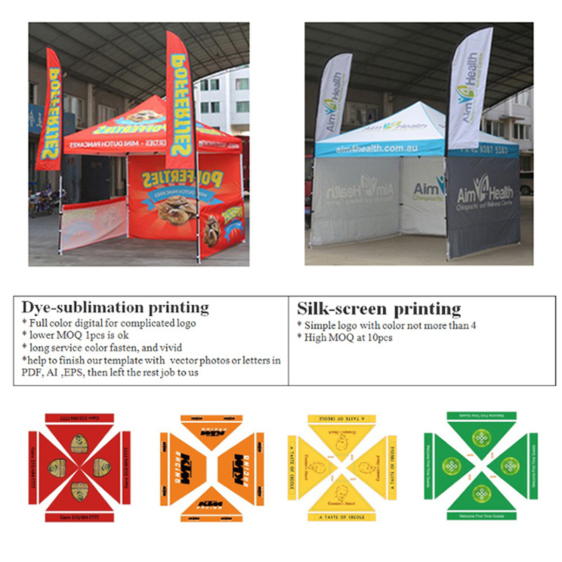 3x6m 10x20 waterproof exhibition tents gazebo canopy pop up trade show tent with custom advertising logo printed