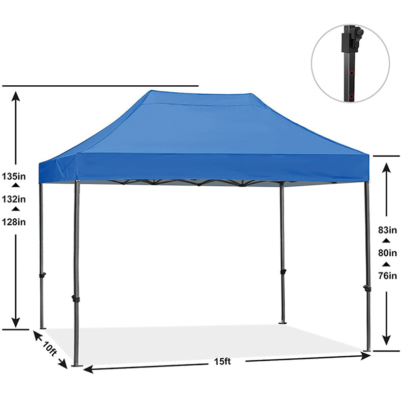 wholesale Outdoor cheap 10x15 trade show tent material  pop up Market Waterfroo Tent Commercial Folding tent for event