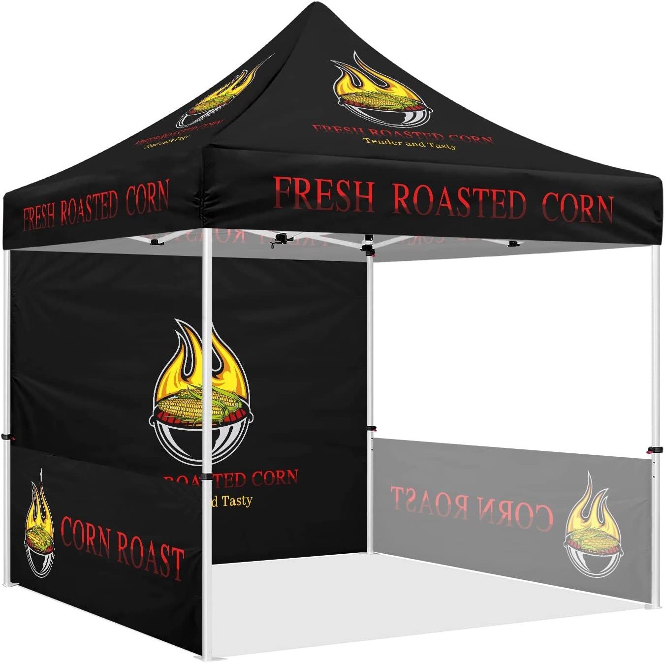 Free design  3x3m Outdoor Canopy  Folding  Aluminum Trade Show Exhibition Event Custom Printed Tent With Side Wall