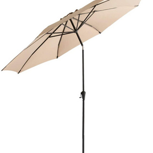 Outdoor Patio Beach Poolside Promotion Umbrella Outdoor Table Umbrella with 8 Steel Ribs Big Large Sun Garden Parasol Umbrella