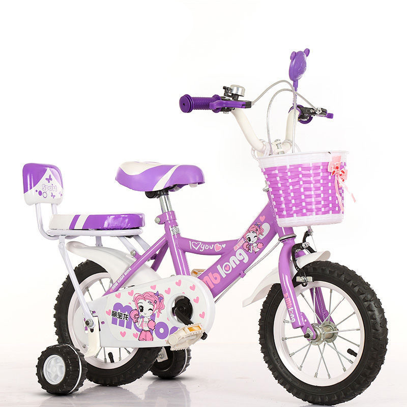 12 14 16 18 Inch Children's Bicycle 3-6 Years Training Wheels Girls Riding Bicycles Student Children's Birthday Gift Kids Bike