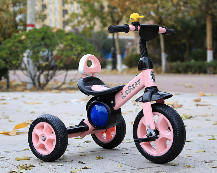 china factory outlet pedal kids trike/lightweight steel baby tricycle bike/wholesale air tire toddler 3 wheel car ride on toy