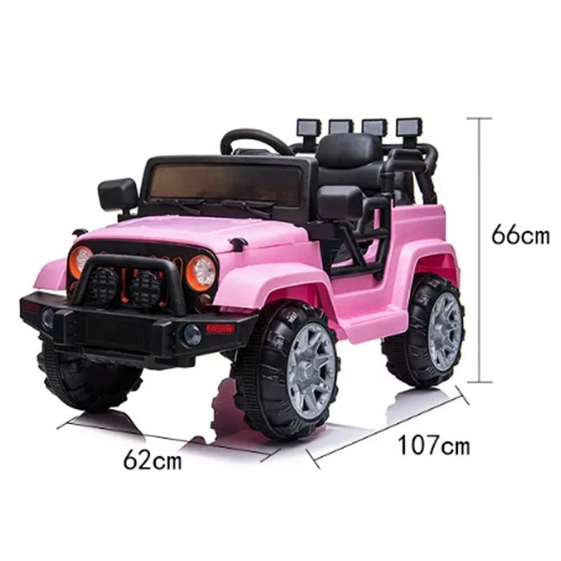 Kids Ride on Truck with Remote Control, Battery Powered Ride on Car with LED Lights for 3-6 Years Old Boys