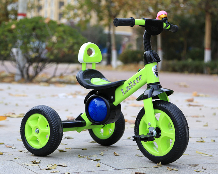 china factory outlet pedal kids trike/lightweight steel baby tricycle bike/wholesale air tire toddler 3 wheel car ride on toy