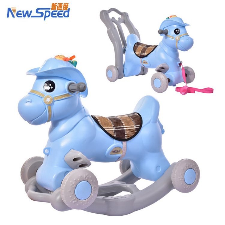 2021 New model plastic indoor baby rocking horse children ride horse