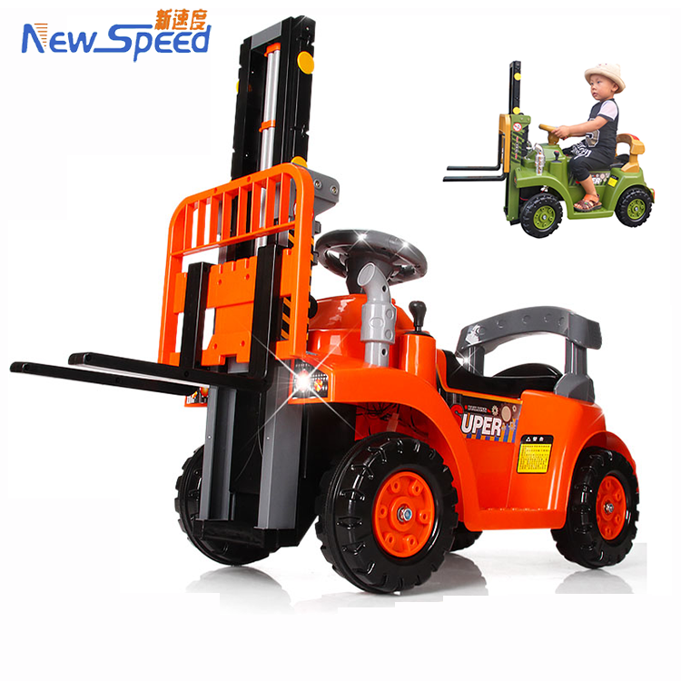 NEWspeed Hot Selling Electric Toys Cars electric kids car child riding electric car toy with forklift