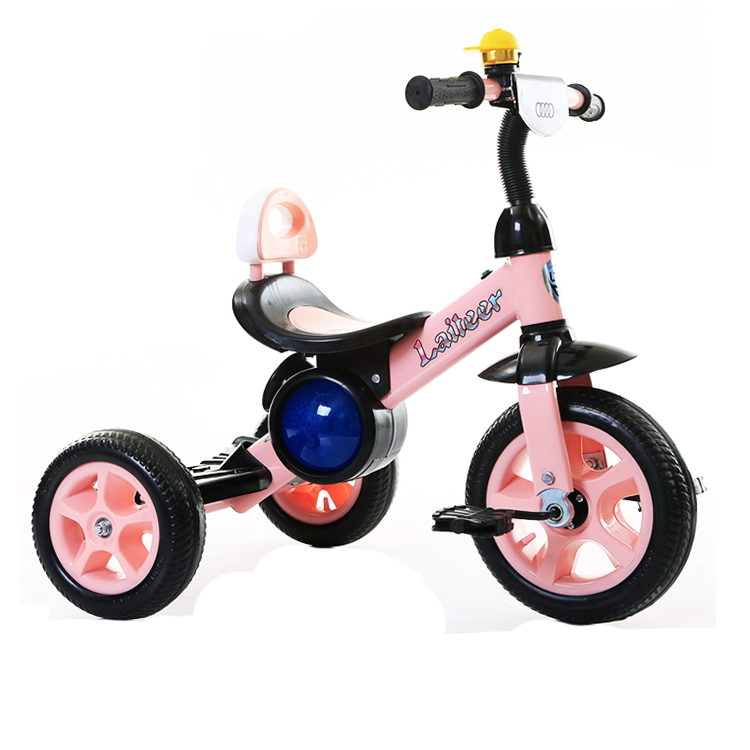 china factory outlet pedal kids trike/lightweight steel baby tricycle bike/wholesale air tire toddler 3 wheel car ride on toy