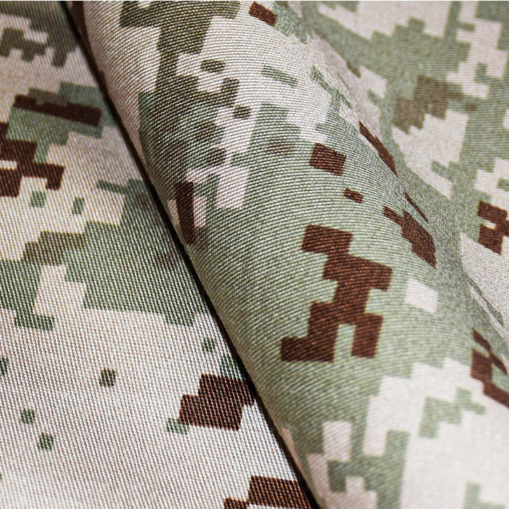 67 cotton 33 polyester waterproof desert digital camouflage fabric