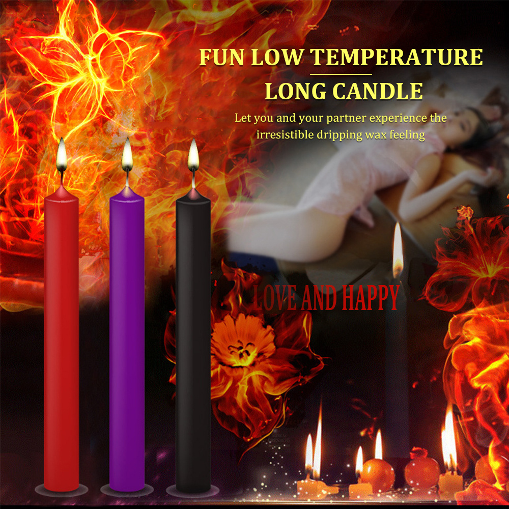 Niusida Drip Candles Sex Candles 3PCS/SET BDSM Flirting Adult Products SM Sex Toy For Couples Relaxation Low Temperature Candle