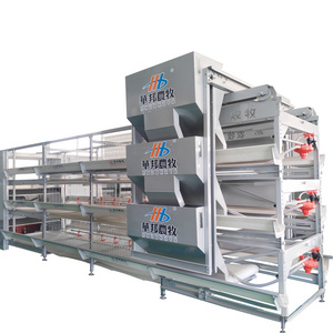 Automatic Chicken layer Cages  Broiler Chicken Feed system h type broiler cage